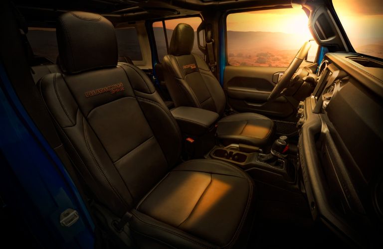 Seating in the 2022 Jeep Wrangler