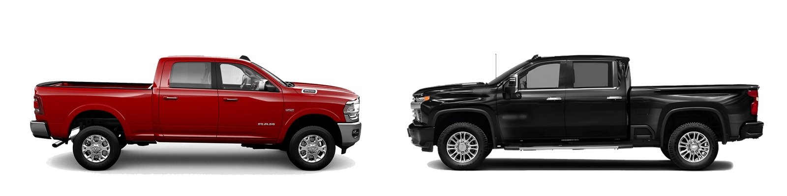 Ram 2500 vs. Chevy Silverado 2500 hero