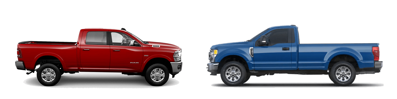 Ram 2500 vs. Ford F-250 hero